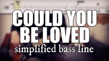Thumbnail of Could You Be Loved - Bob Marley | Simplified bass line with tabs #74