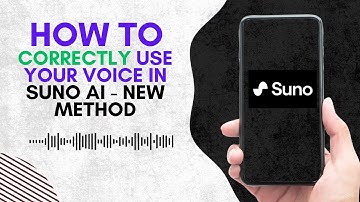 HOW TO CORRECTLY USE YOUR VOICE IN SUNO AI - NEW METHOD