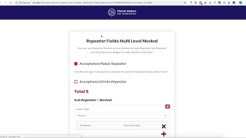 Repeater Fields Multi Level Nested Elementor Form Tutorial  | Piotnet Addons PAFE