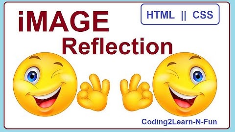 #HTML #CSS #Image-reflection || Image Reflection in HTML CSS. Learn to Reflect the Image. Reflection