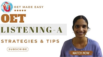Edu Skills OET: Listening Part -A- Harry Davies - Boost Your Score : OET Listening Made Easy