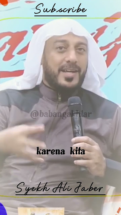 *ceramah Syekh Ali Jaber- keutamaan sabar dan takdir