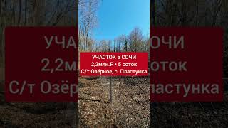 Участок в Сочи ПО ВЫГОДНОЙ ЦЕНЕ! #УчасткивСочи #ЗемлявСочи #НедвижимостьСочи