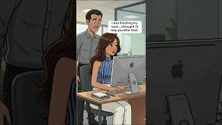 Episode 4 - The Day He Noticed Her #OfficeRomance#LoveStorySeries#StoryTime#RomanceStories