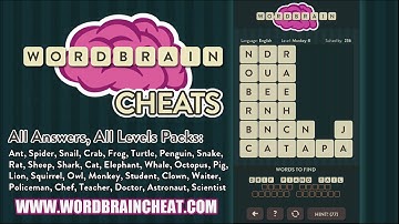 WordBrain Monkey 8 Cheats | WordBrain Cheats | Monkey 8 Answer
