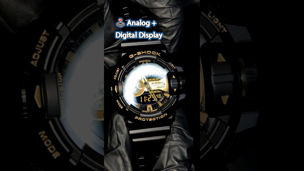 This G-SHOCK GA-400GB-1A9 Is Gold Fury in a Watch - YouTube