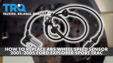 How to Replace Front ABS Wheel Speed Sensor 2001-2005 Ford Explorer Sport Trac