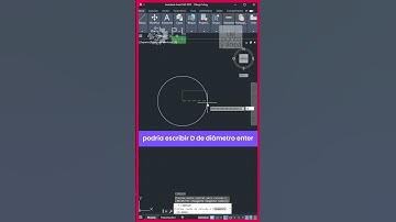 🚀 Aprende a dibujar un círculo desde cero en AutoCAD | BASICOS DE AUTOCAD #4