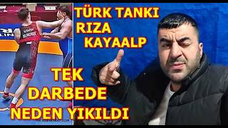 Türk Tankı Rıza Kayaalp Tek Tokatla Niçin Yıkıldı Üreş