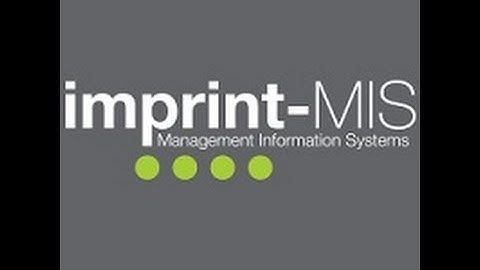 Imprint V18 Shop Floor Data Capture