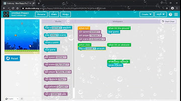 How to create a Flappy game in Studio.Code.Org website-MDP Versatile