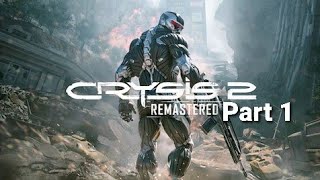 Crysis 2 Remastered Walkthrough Part 1 (PS5 4K 60FPS)