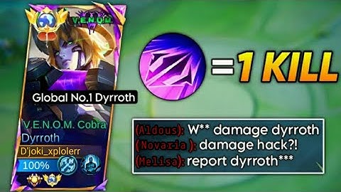 DYRROTH ULTIMATE = 1 KILL! THEY THINK I