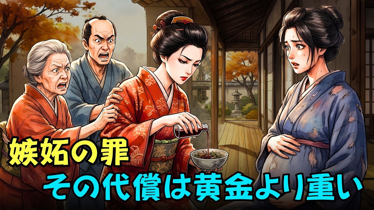 嫉妬に狂った小姑が兄嫁を陥れる――黄金より重い代償| 日本昔話・因果応報