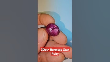 Star Ruby (some rays are broken) Burma #gemcollecting101 #gemstones #beauty #value #gemology