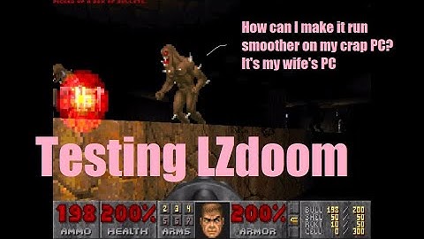 LZDOOM test play of First Try (second try) and misc Doom 2 maps - can