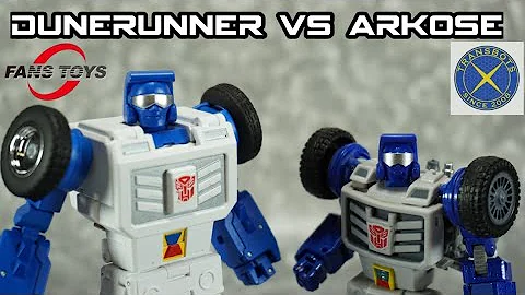 Comparison: FansToys Dunerunner VS X-Transbots Arkose (Beachcomber)
