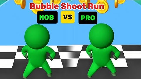 Nob Vs Pro | Bubble Shoot Run:#android #games #gameplay PART 1