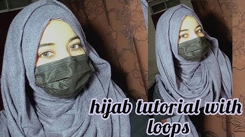 2 minute Niqab || instant hijab tutorial | Use Hijab as a Cap | Niqab Style