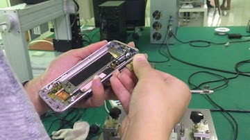 Remove Samsung S6 edge middle frame S7 edge screen repair by YMJ machine