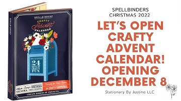 DAY 8 Crafty Advent Calendar Opening ~ Spellbinders 2022
