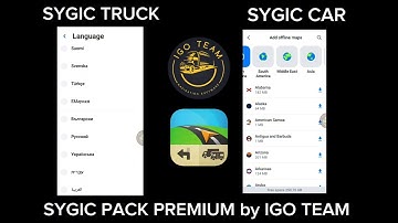 Sygic Truck and Car gps navigation! Europe, England, USA, Canada and other countries! 