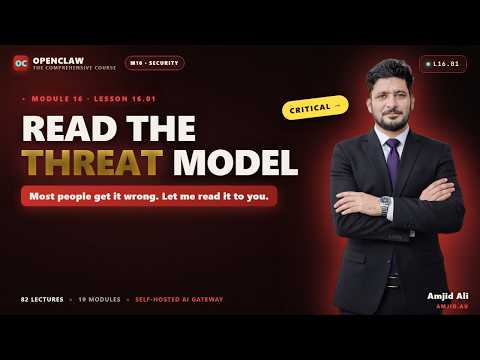 OpenClaw's Threat Model, Straight From the Docs