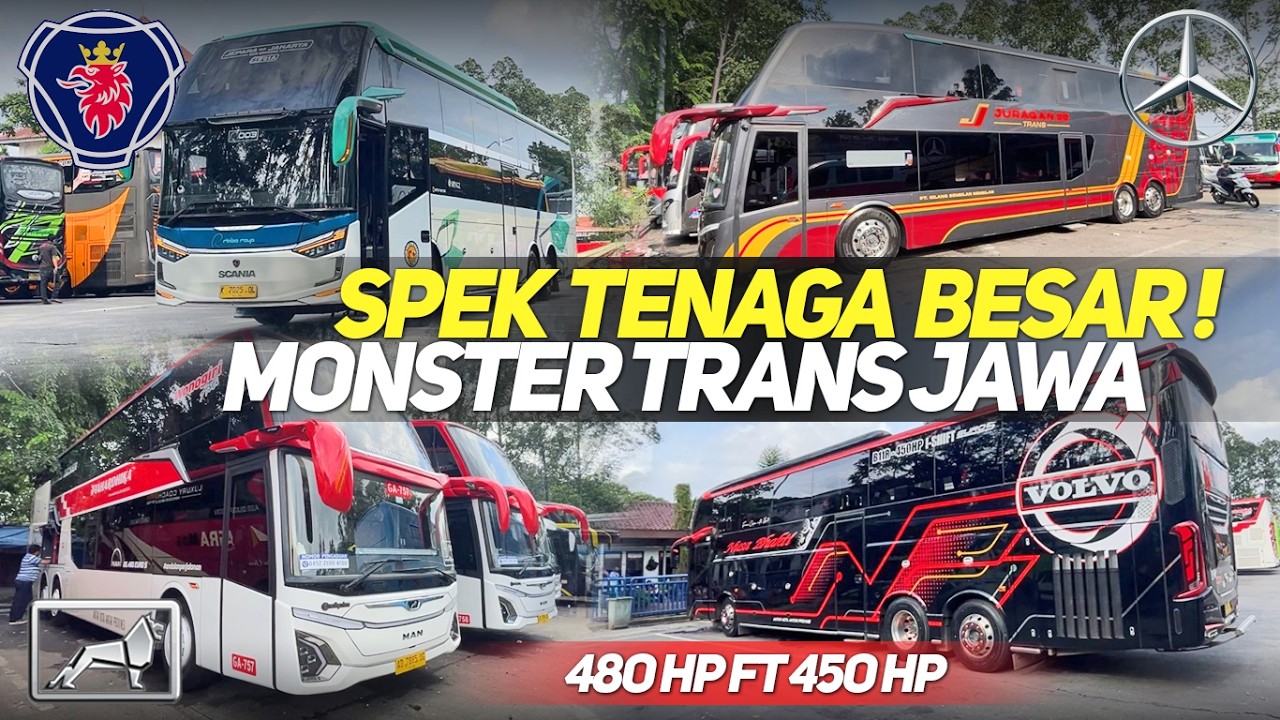FULL LENGKAP SEMUA SASIS PREMIUM TRONTON‼️LONJAKAN PENUMPANG BUS MAHARDHIKA MAN RR4 JALAN 2 UNIT‼️