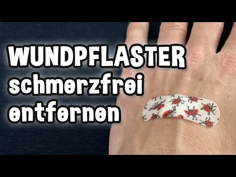 Video: 6 Möglichkeiten, ein Pflaster zu entfernen