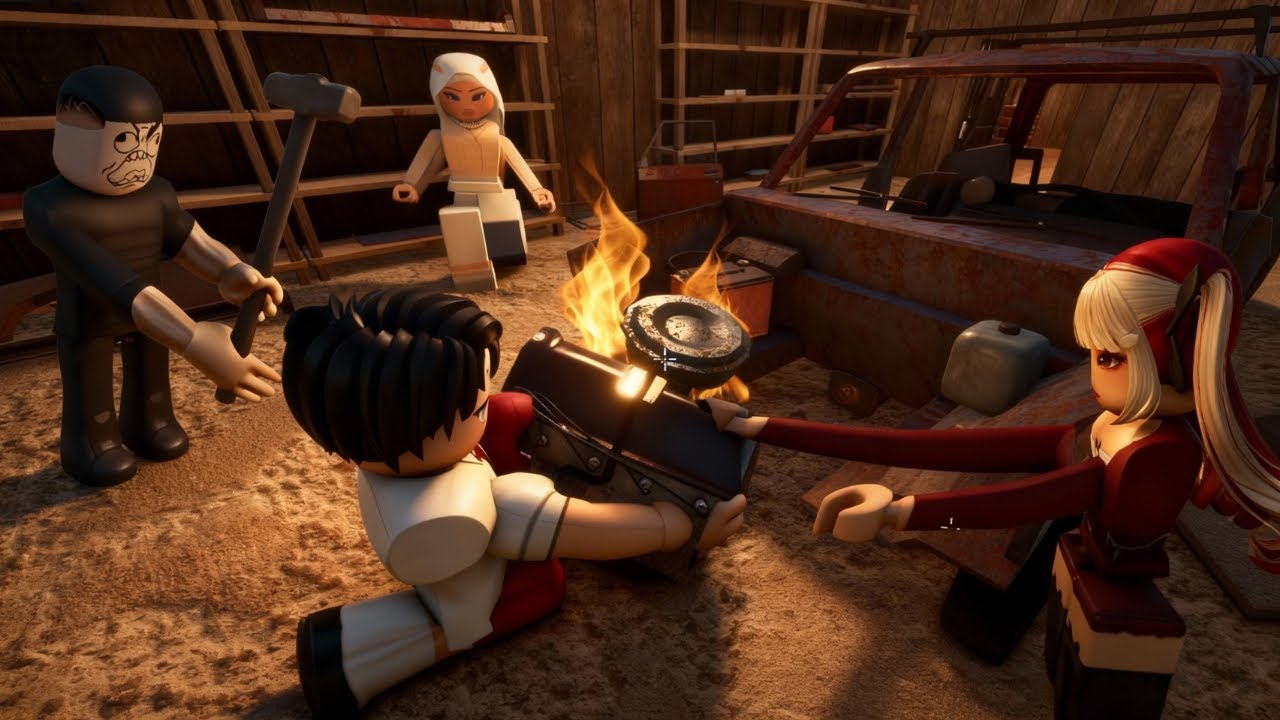 KELUARGA BOKIR TERSESAT DI GURUN PASIR BERSAMA MOBIL RONGSOK ‼️🏜️ | A DESRT Roblox Indonesia