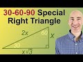 30-60-90 Special Right Triangles