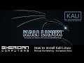 How to install Kali Linux 2020.2 with manual disk partitioning and encryption