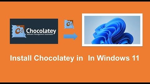 Install chocolatey on windows 11 updated