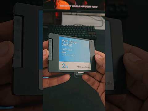 WD Blue SA510 2TB - Unboxing & Write Speed Test