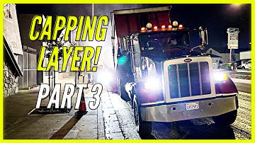 USA - CENTINELA AVE. ROAD CONSTRUCTION - ASPHALT CAPPING LAYER - PART 3 @MasterWorkers