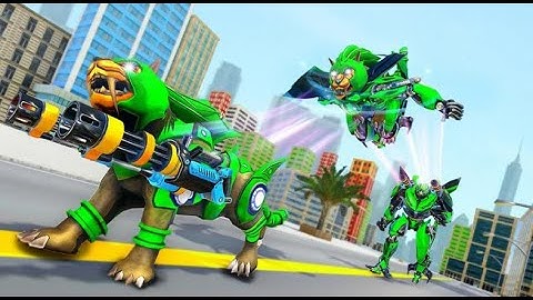 Amazing Bull Robot Car Transforming Part-5 | Robot Shooting Android GamePlay | By Game Crazy