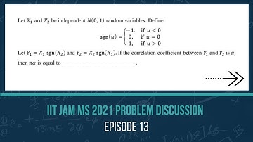 IIT JAM MS 2021 Problem 53 Solution | Multivariate Distributions | Cheenta