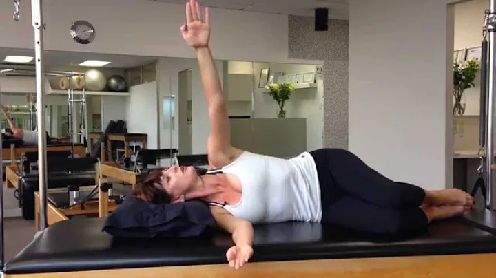 Rotation in the thoracic spine -  Pilates with Mel...