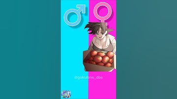 Dragon Ball Character in ♂️♀️ Gender Swap #shorts #dbs #goku #dragonball