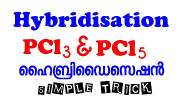Find the Hybridization of PCl5 and PCl3 | Short Trick | Simple Method | JEE NEET EXAM