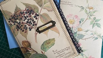 Edith Holden File Folio project with Tania at #Tattytreasure