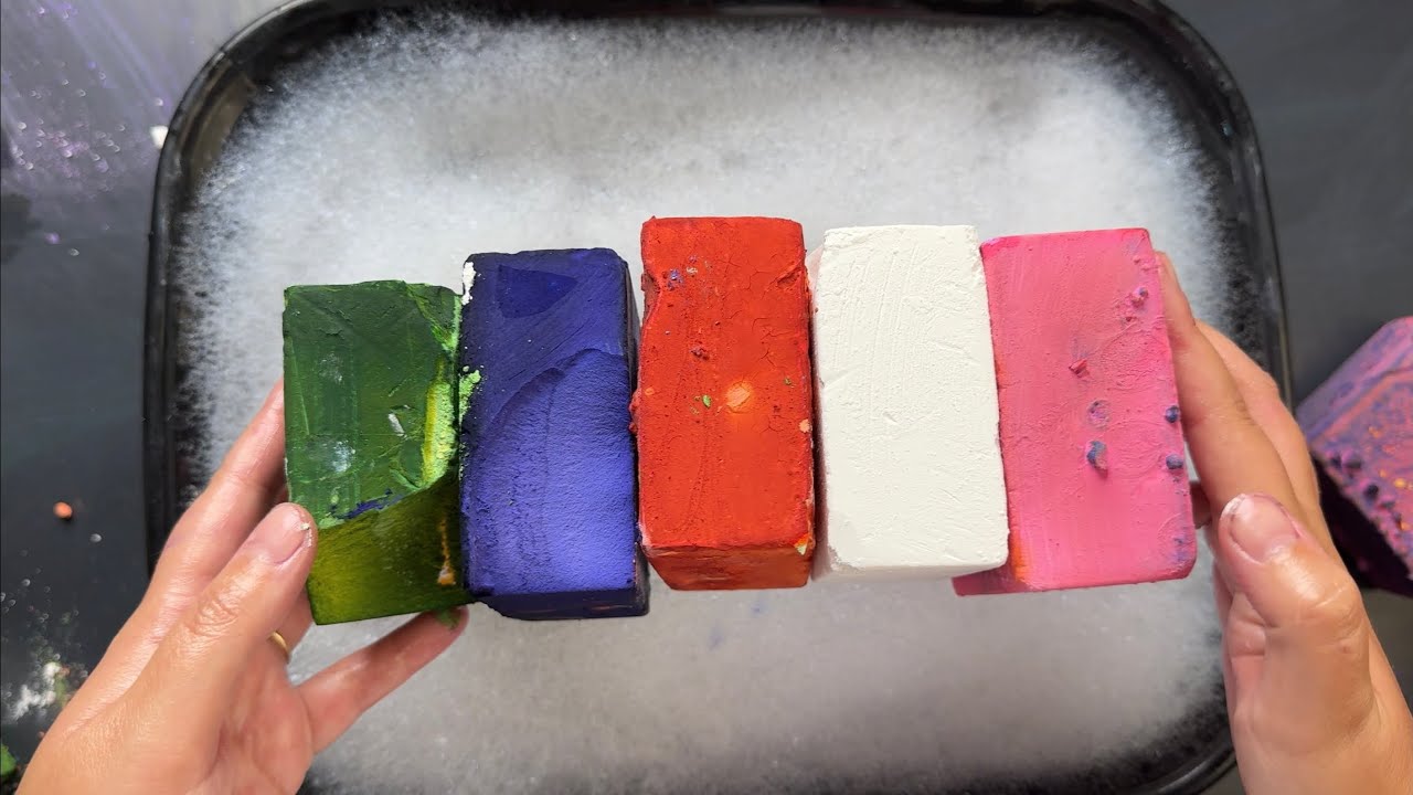 **sped up** Messy Water Crush COLLAB With @ChalkPowderCrush