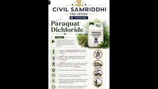 Paraquat Dichloride Banned in Telangana | Dangerous Herbicide Explained #civilsamriddhi #upsc2026