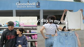 Daily Diaries 🌸a day in my life | thrifting, target run, mini thrift haul 💟