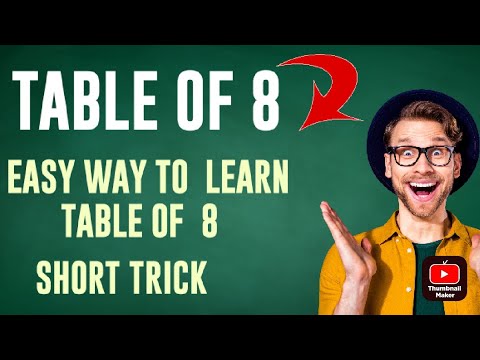 Table of 8 || 8 ka table - YouTube