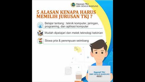 Alasan memilih Jurusan TKJ