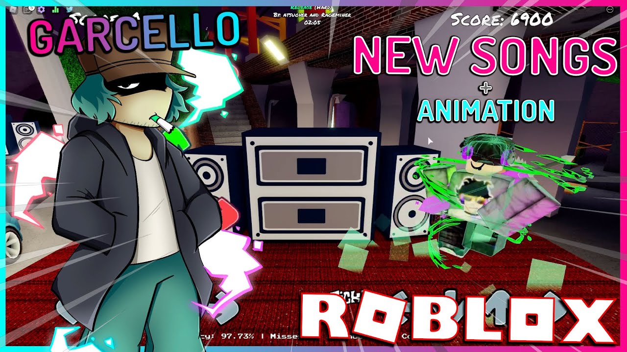 GARCELLO Update in Roblox Friday Night Funkin | All Songs + Animation