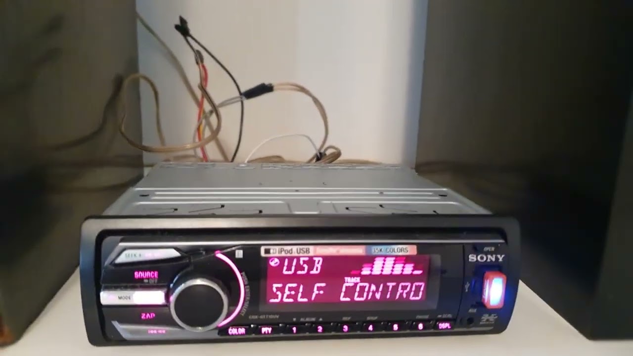 Testing Sony Car Stereo