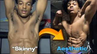 How I Went From Skinny to Aesthetic | No B.S Routine