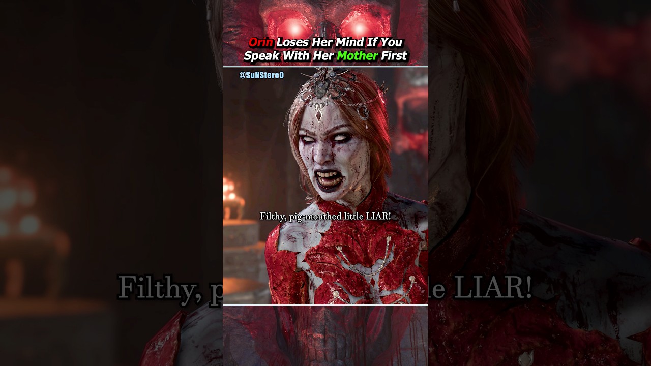 Orin Loses Her Mind if You Speak with Her Mother First in Baldur's Gate 3